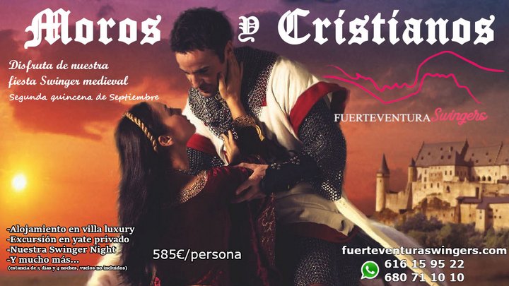 Fiesta Medieval de Moros y Cristianos con FUERTEVENTURA Swingers