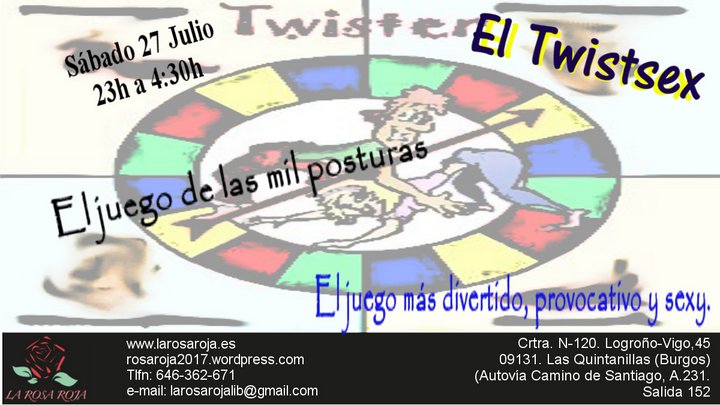 Twistsex en La Rosa Roja - BURGOS -
