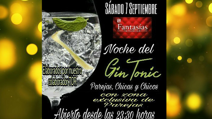Noche del Gin Tonic en New Fantasias BILBAO