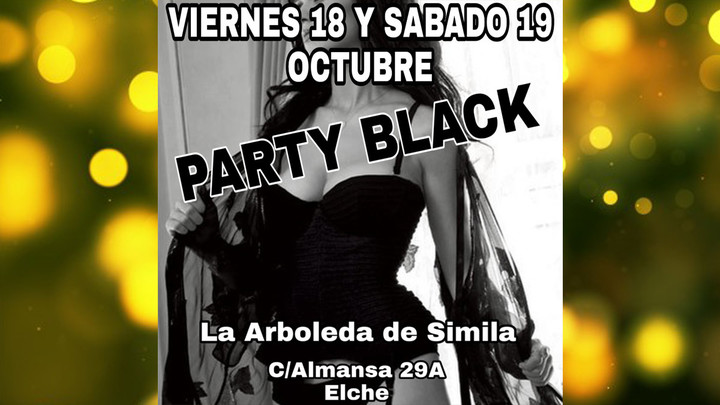 Party Black en La Arboleda de Simila ALICANTE