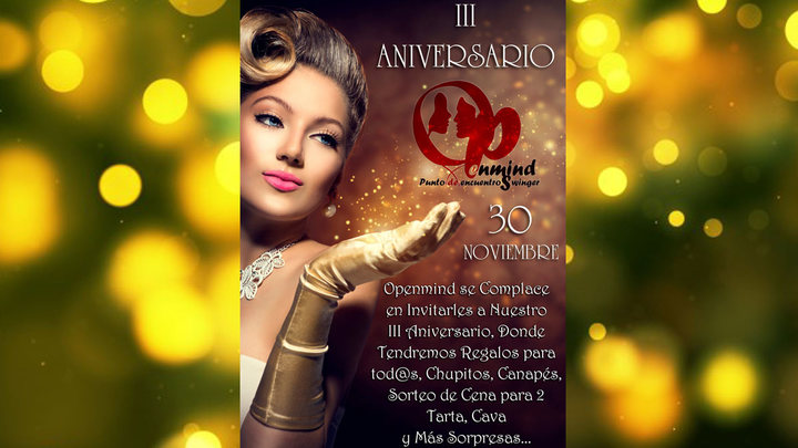Tercer Aniversario en OpenmindSwinger - TORREMOLINOS