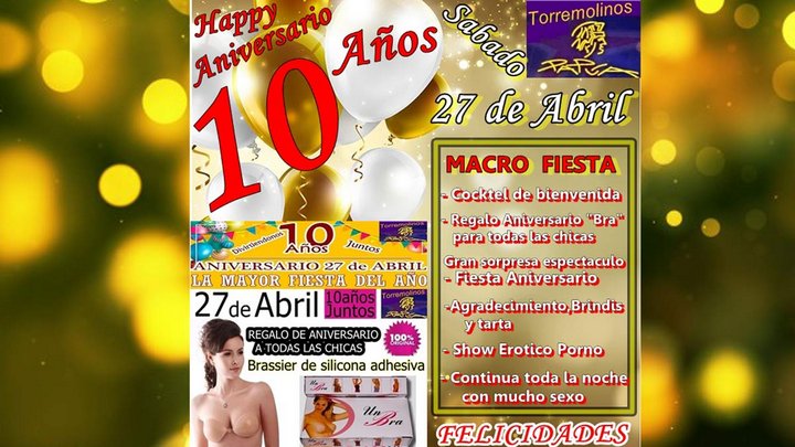 Happy Aniversario 10 años Papúa - TORREMOLINOS