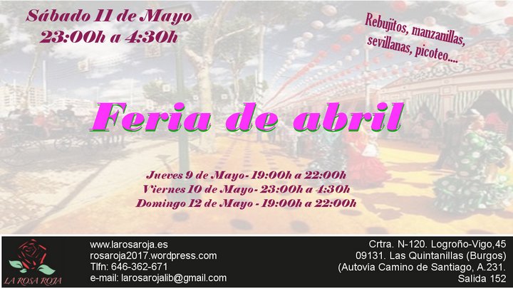Feria de Abril en La Rosa Roja - BURGOS -