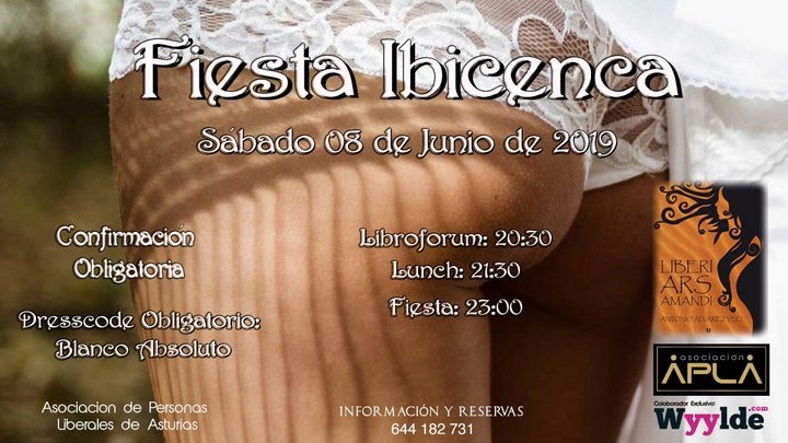 Iª IBICENCA 2019 Y PRESENTANCIÓN NOVELA SWINGER LÍBERI ARS AMANDI -GIJÓN-