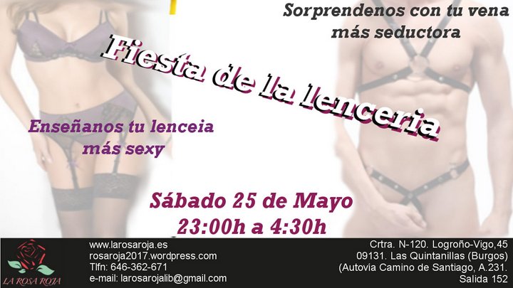 Fiesta de la Lencería en La Rosa Roja - BURGOS -