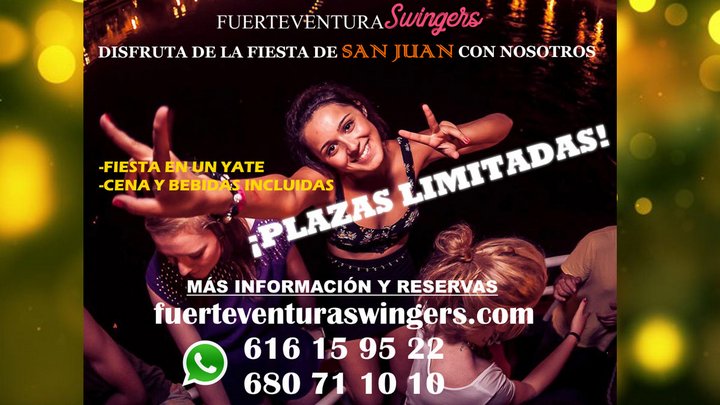 Disfruta de la Fiesta de San Juan con FUERTEVENTURA Swingers
