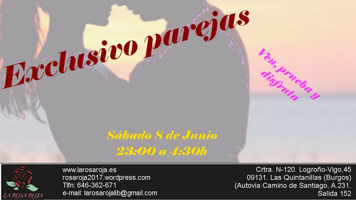 Quedada parejas en La Rosa Roja - BURGOS -