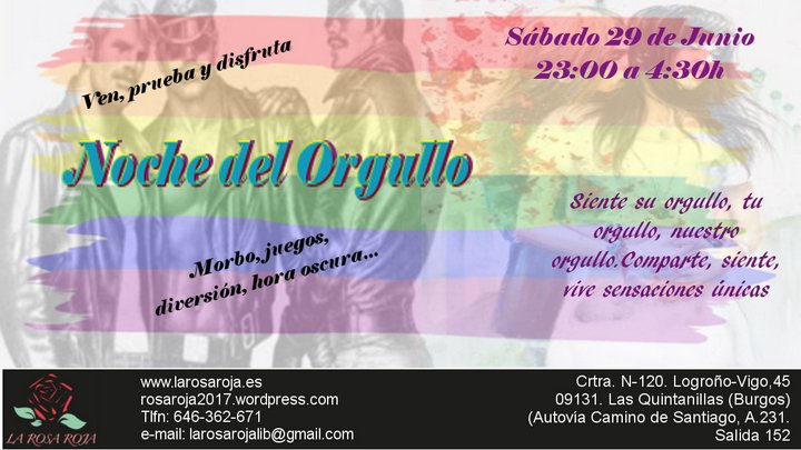 Orgullo LGTBI en La Rosa Roja - BURGOS -
